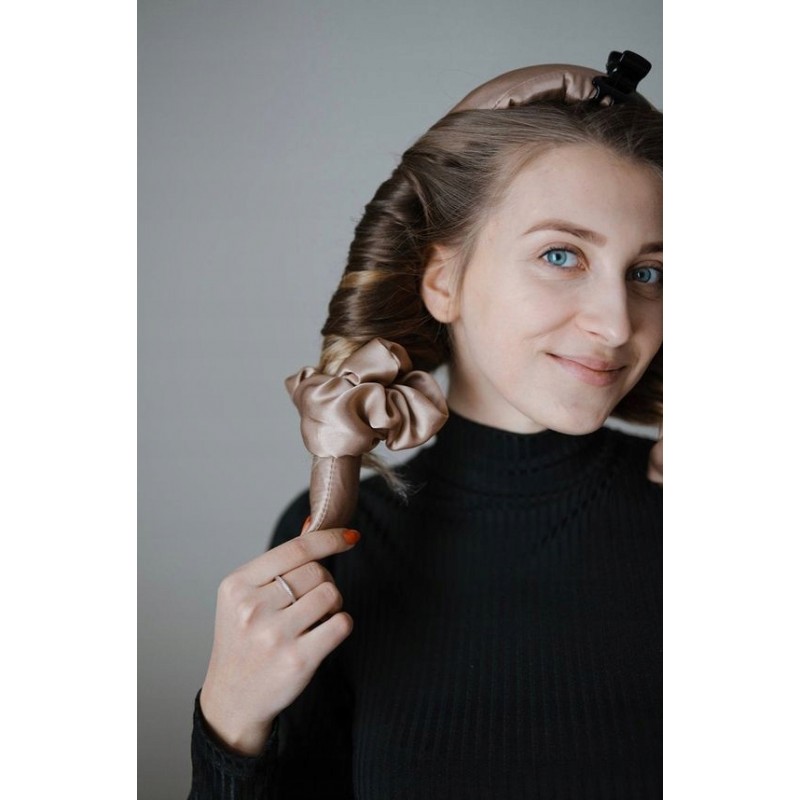 Lokówka do kręcenia włosów loków wałek papiloty w pudełku żółty O460ZO - obrazek 3