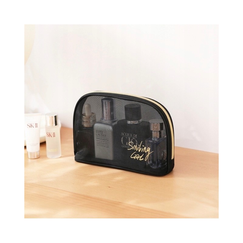 Kosmetyczka organizer na kosmetyki SMILING GIRL rozm. S 22x15x7cm KS110 - obrazek 2