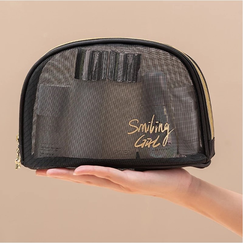 Kosmetyczka organizer na kosmetyki SMILING GIRL rozm. S 22x15x7cm KS110 - obrazek 3