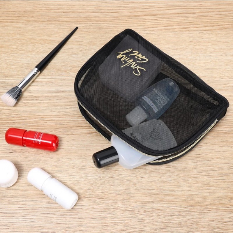 Kosmetyczka organizer na kosmetyki SMILING GIRL rozm. S 22x15x7cm KS110 - obrazek 4