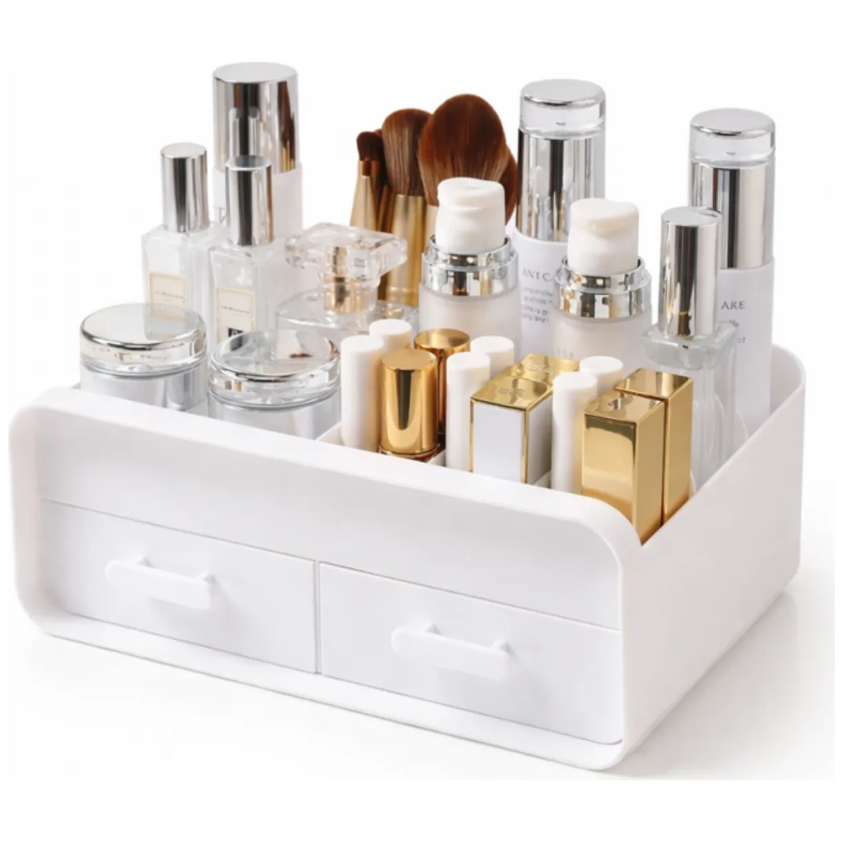 Wielofunkcyjny organizer na kosmetyki z szufladkami 26x10x16 cm CB46 - obrazek 7