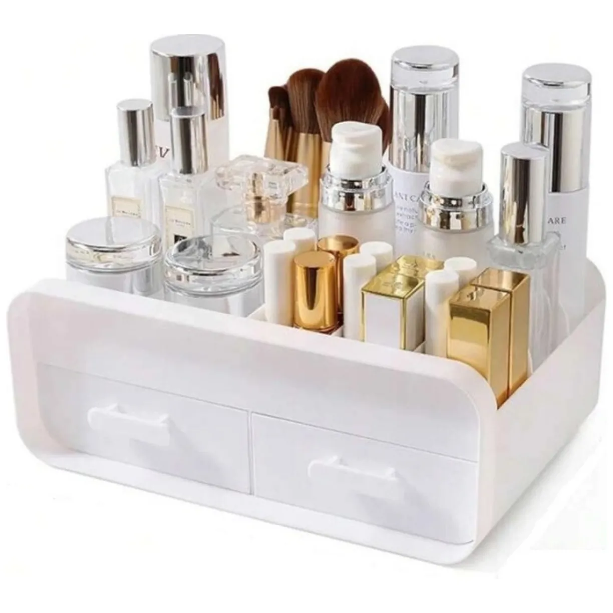 Wielofunkcyjny organizer na kosmetyki z szufladkami 26x10x16 cm CB46