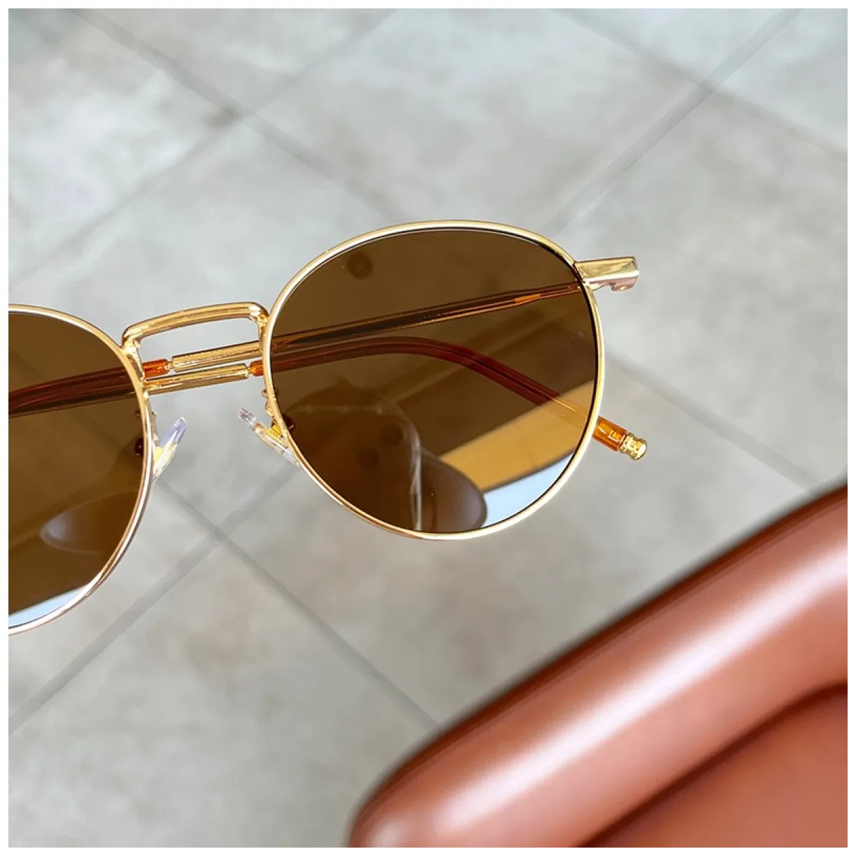 Okulary przeciwsłoneczne Classic zdobienie OK394 - obrazek 3
