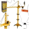 Dźwig Żuraw budowlany zdalnie sterowany  RC z hakiem 4CH 128cm