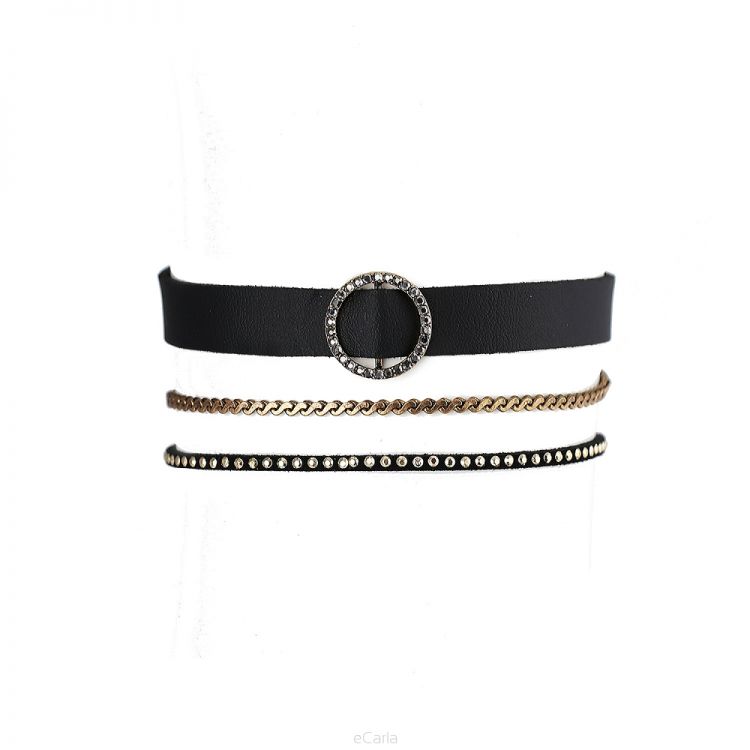 NASZYJNIK CHOKER ROCK CHAIN N486