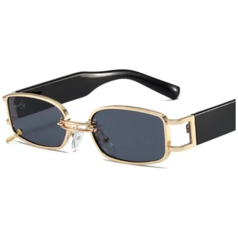 Okulary przeciwsłoneczne ELEGANT RECTANGLE BLACK OK377