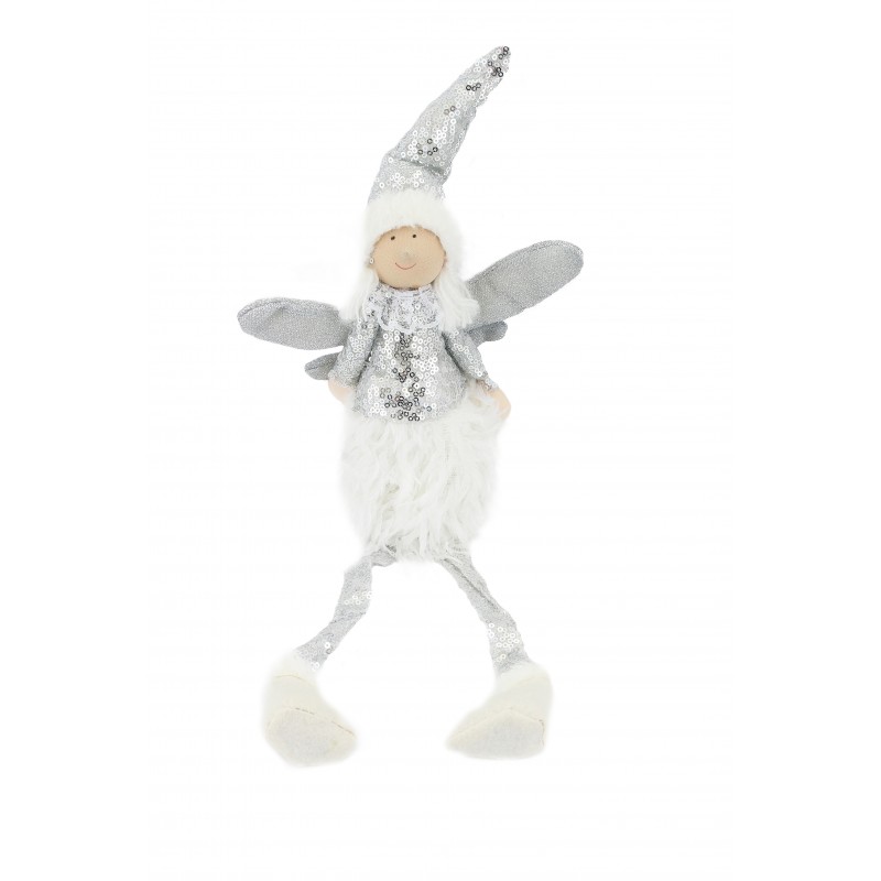 ANIOŁ ŚWIĄTECZNY BOŻE NARODZENIE siedzący 50 cm Z PLUSZU ASN01S - obrazek 2