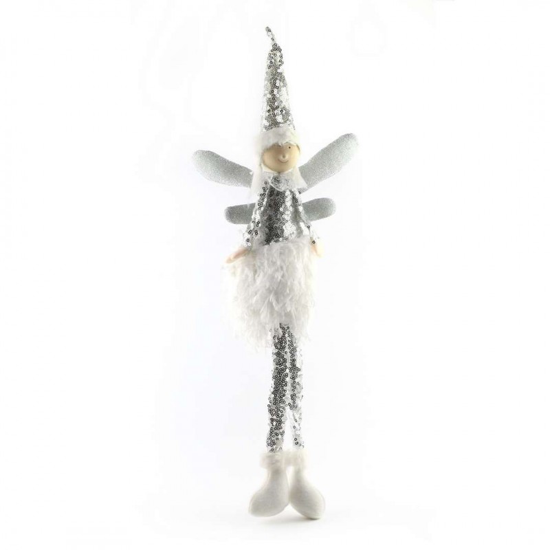 ANIOŁ ŚWIĄTECZNY BOŻE NARODZENIE siedzący 50 cm Z PLUSZU ASN01S - obrazek 3