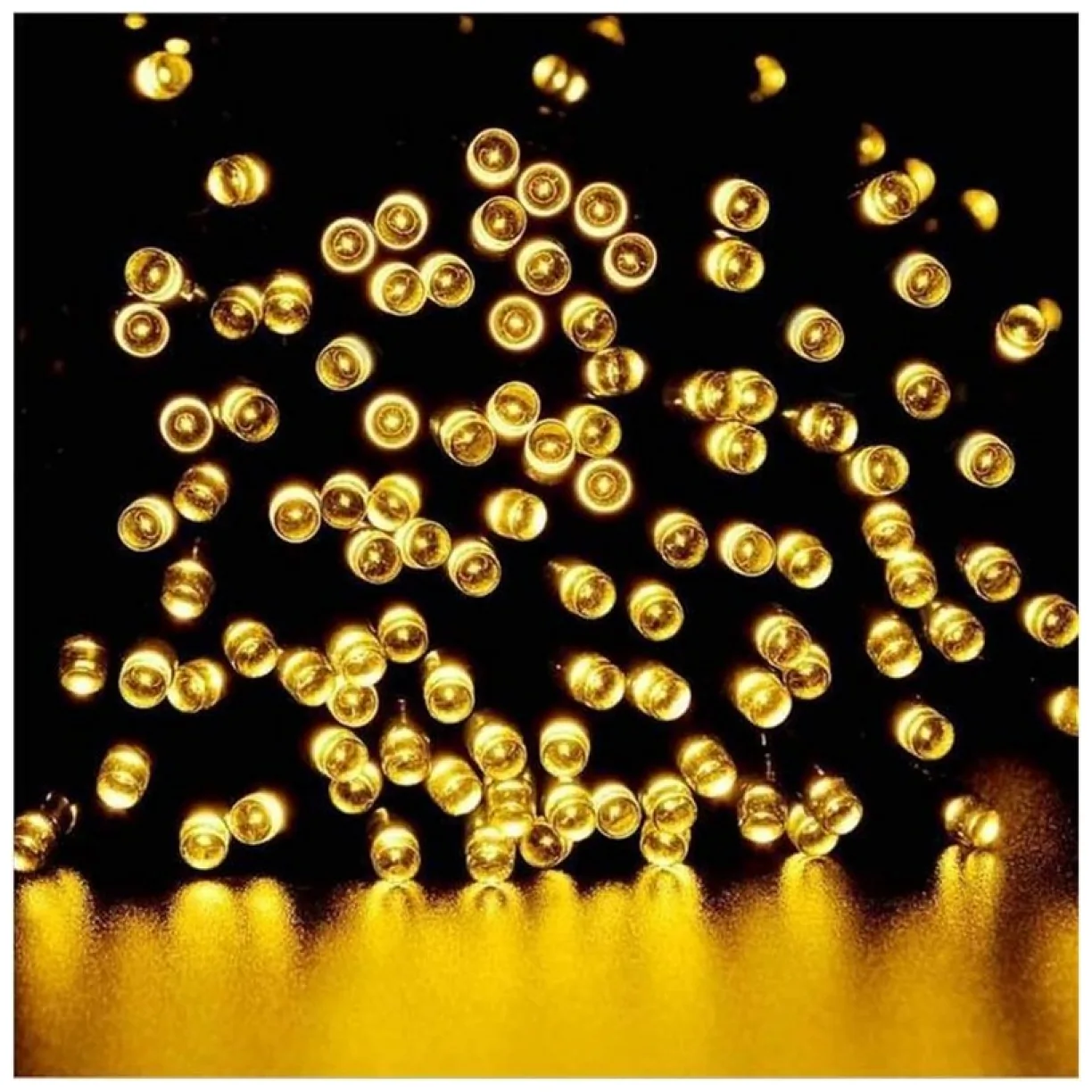 Światełka lampki wewnętrzne/zewnętrzne 1000 LED Białe Ciepłe - obrazek 2