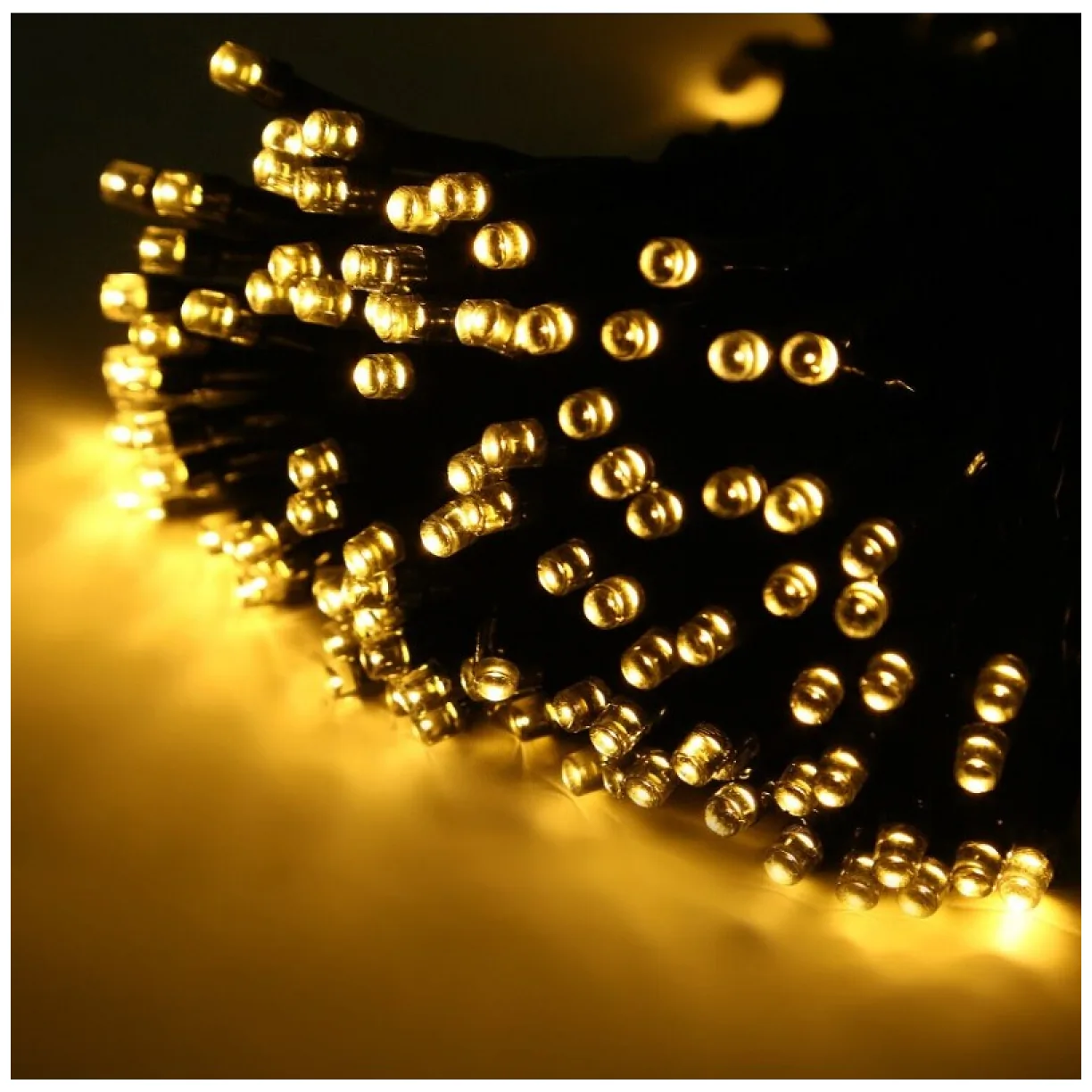 Światełka lampki wewnętrzne/zewnętrzne 1000 LED Białe Ciepłe - obrazek 4