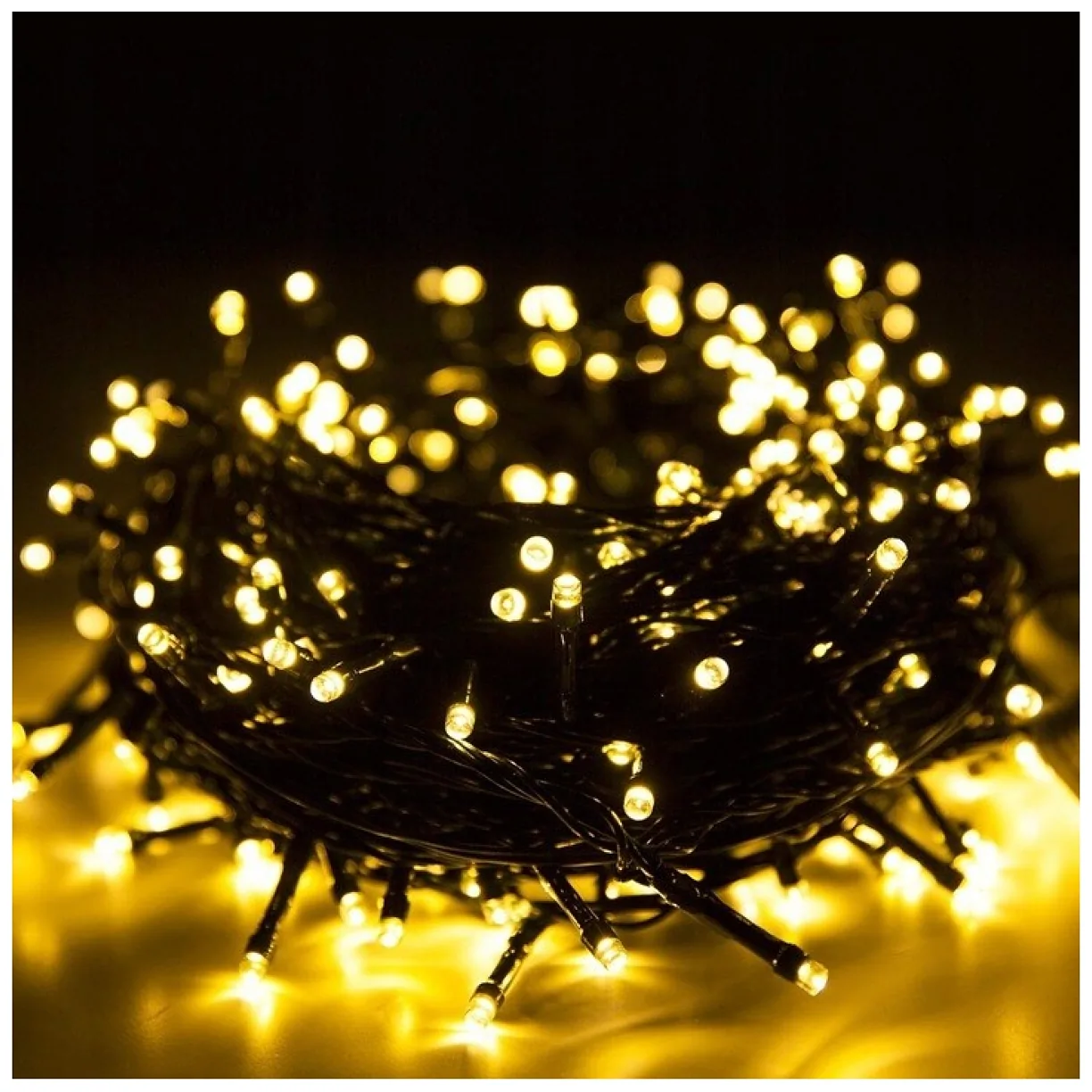 Światełka lampki wewnętrzne/zewnętrzne 1000 LED Białe Ciepłe - obrazek 5