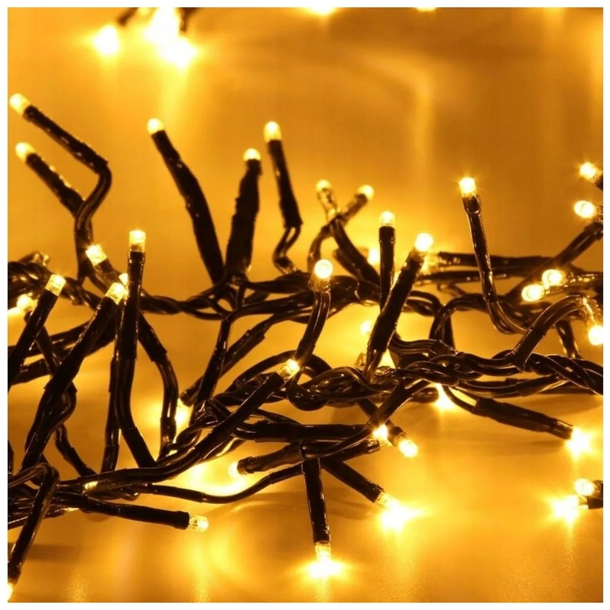 Światełka lampki wewnętrzne/zewnętrzne 1000 LED Białe Ciepłe - obrazek 6