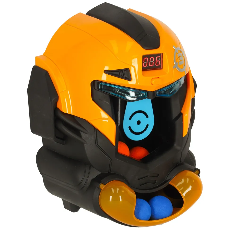 Gra zręcznościowa robot kask strzelanie do celu pistolet kulki celownik - obrazek 4