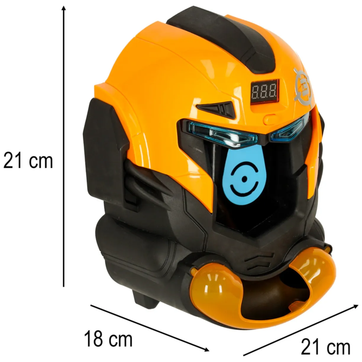Gra zręcznościowa robot kask strzelanie do celu pistolet kulki celownik - obrazek 7