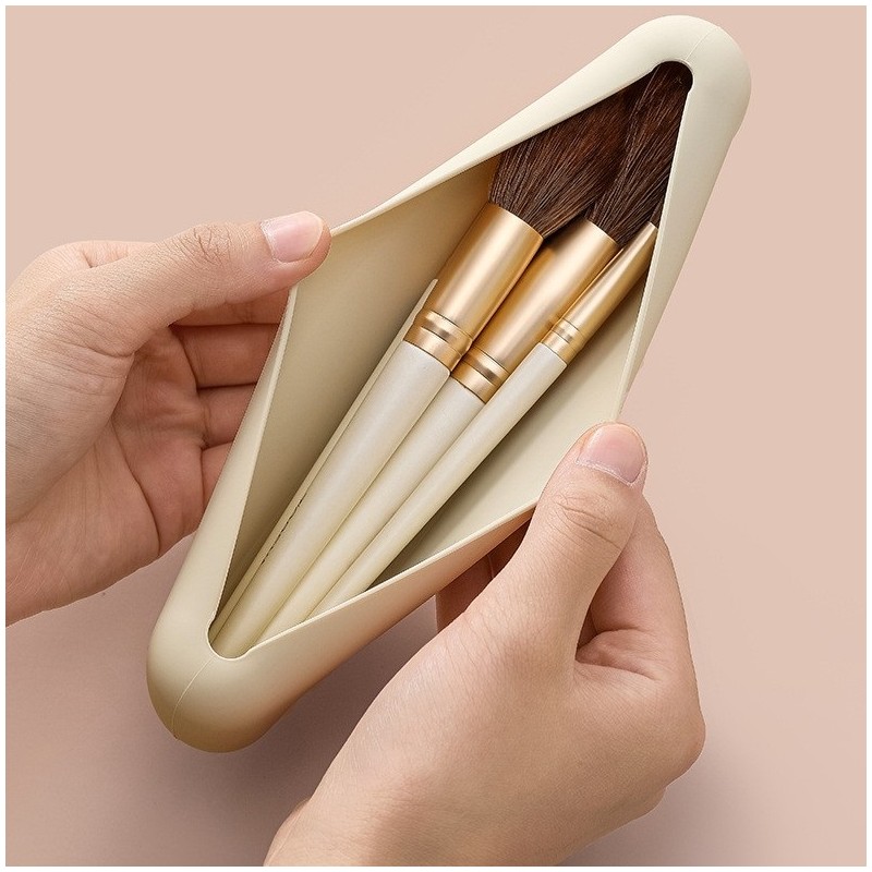 Silikonowe etui na pędzle do makijażu 20 cm wodoodporne PZ44WZ1 - obrazek 4