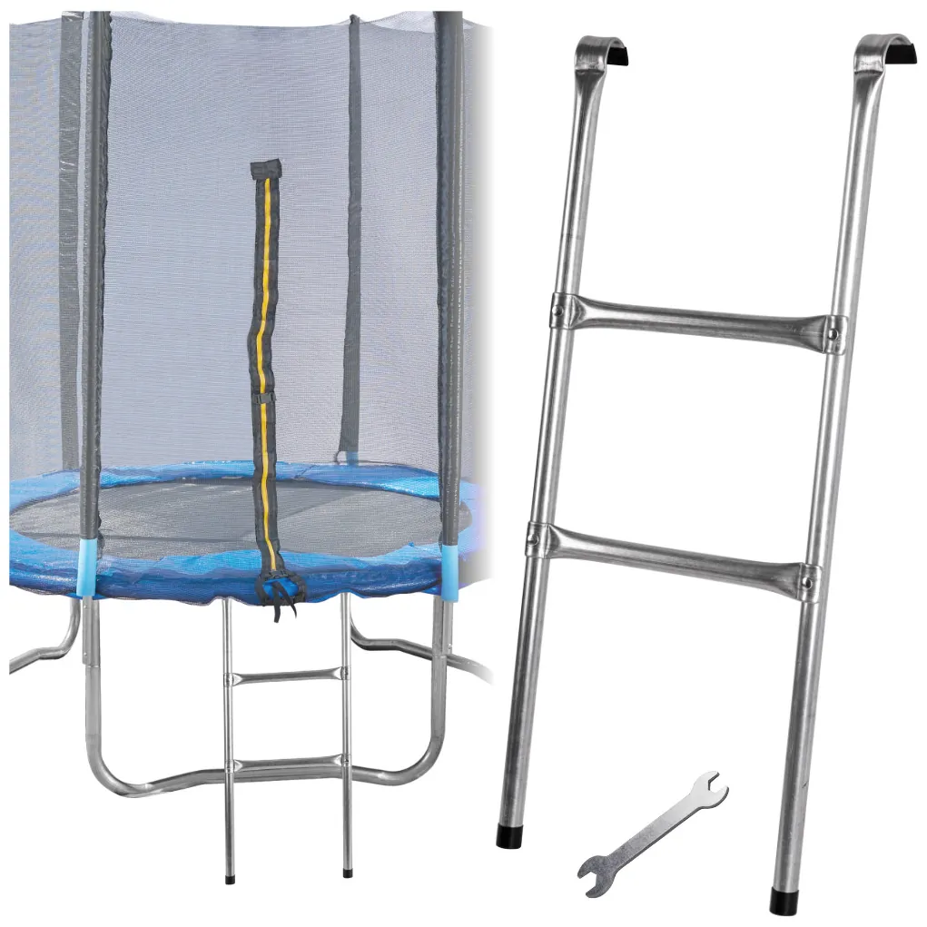 Drabinka do trampoliny ogrodowej schodki uniwersalna metalowa 86
