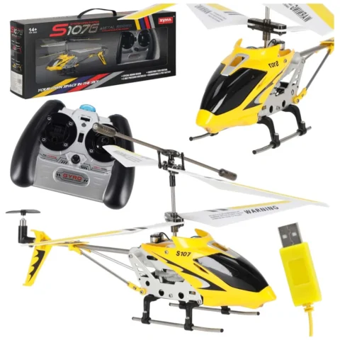 Helikopter zdalnie sterowany na pilota RC SYMA S107G żółty