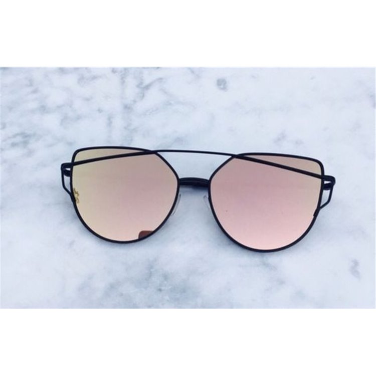 Okulary przeciwsłoneczne GLAM ROCK FASHION Lustrzanki Różowe OK21WZ21 - obrazek 2