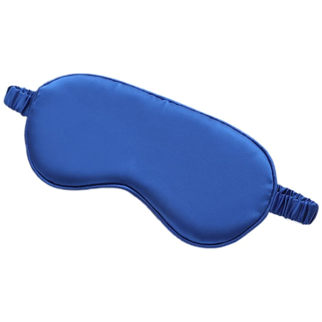Maska na oczy do spania ELEGANT satynowa kobaltowa 20 x 9 cm OPK10KOB