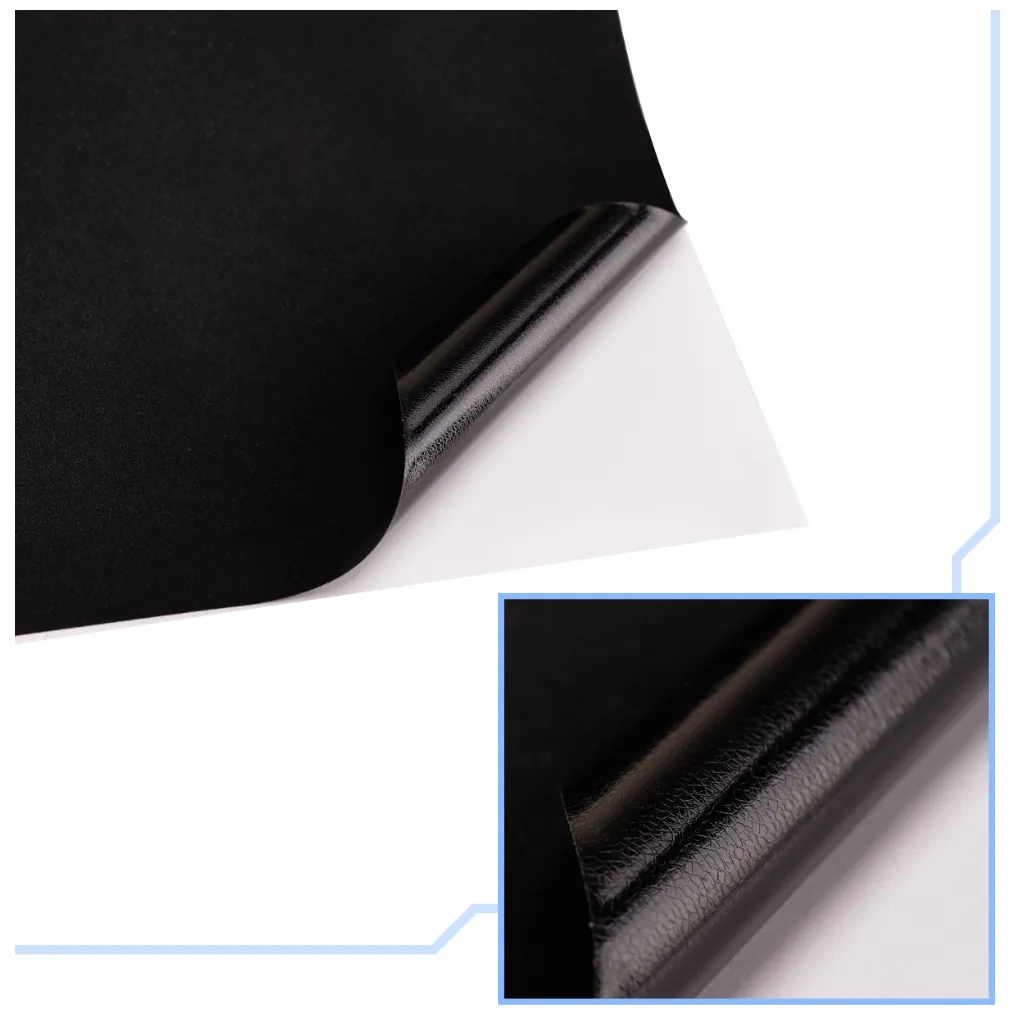 Folia rolka aksamitna czarna 1,35x15m - obrazek 5