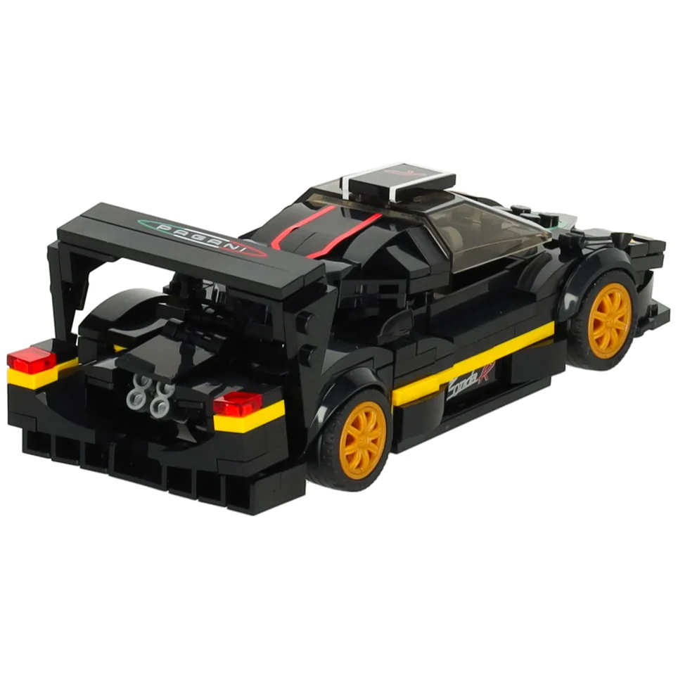 Samochód Rastar 93900-B Pagani Zonda R 1:28 klocki 387el. - obrazek 4