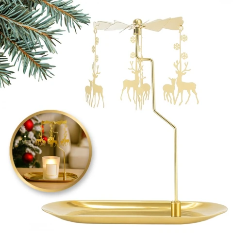 Świecznik VIRELA z karuzelą, w pudełku 20х18cm - SW09