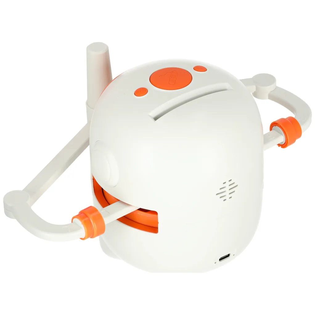 Interaktywny robot edukacyjny do rysowania z fiszkami i mazakami pomarańczowy - obrazek 10