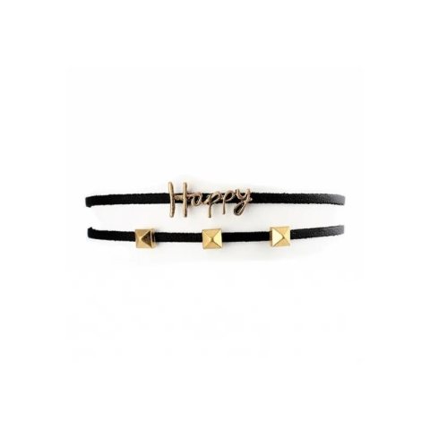 NASZYJNIK CHOKER "HAPPY" N489