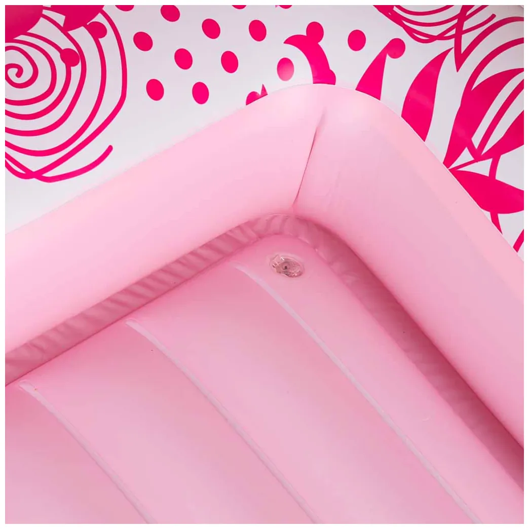 Materac dmuchany do pływania, leżak do opalania z poduszką 175cm różowy - obrazek 5