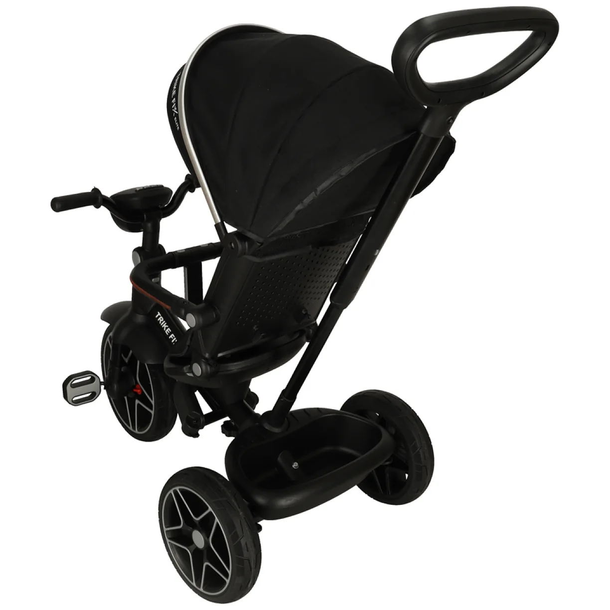 Rowerek trójkołowy TRIKE FIX Elite 2w1 rower spacerówka 6w1 czarny - obrazek 7
