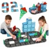 Klocki magnetyczne konstrukcyjne 3D miasto samochody 91 elementów