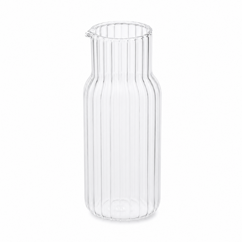 Karafka z falowanymi ściankami 510ml i pokrywką- szklanką 220 ml KARR02 - obrazek 4