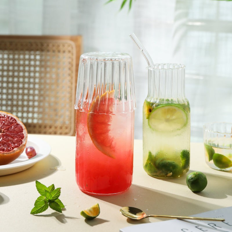 Karafka z falowanymi ściankami 510ml i pokrywką- szklanką 220 ml KARR02 - obrazek 7