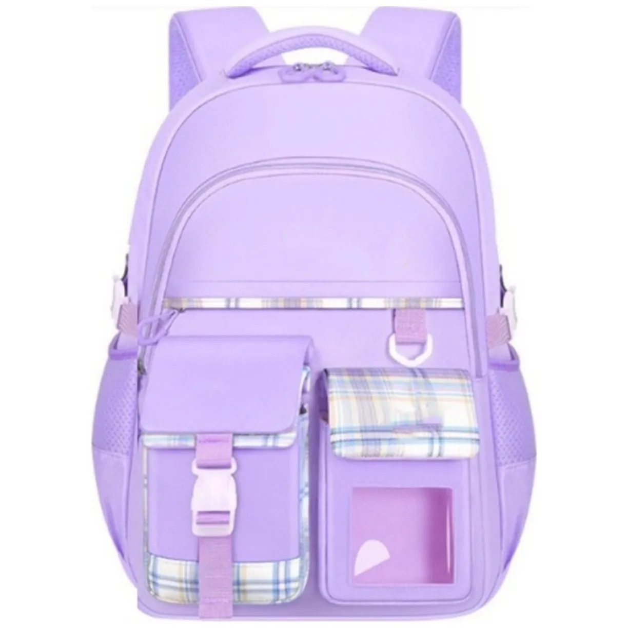 Plecak PATTERN kratka sweet szkolny uniwersalny, kieszonki PL162FIO - obrazek 2