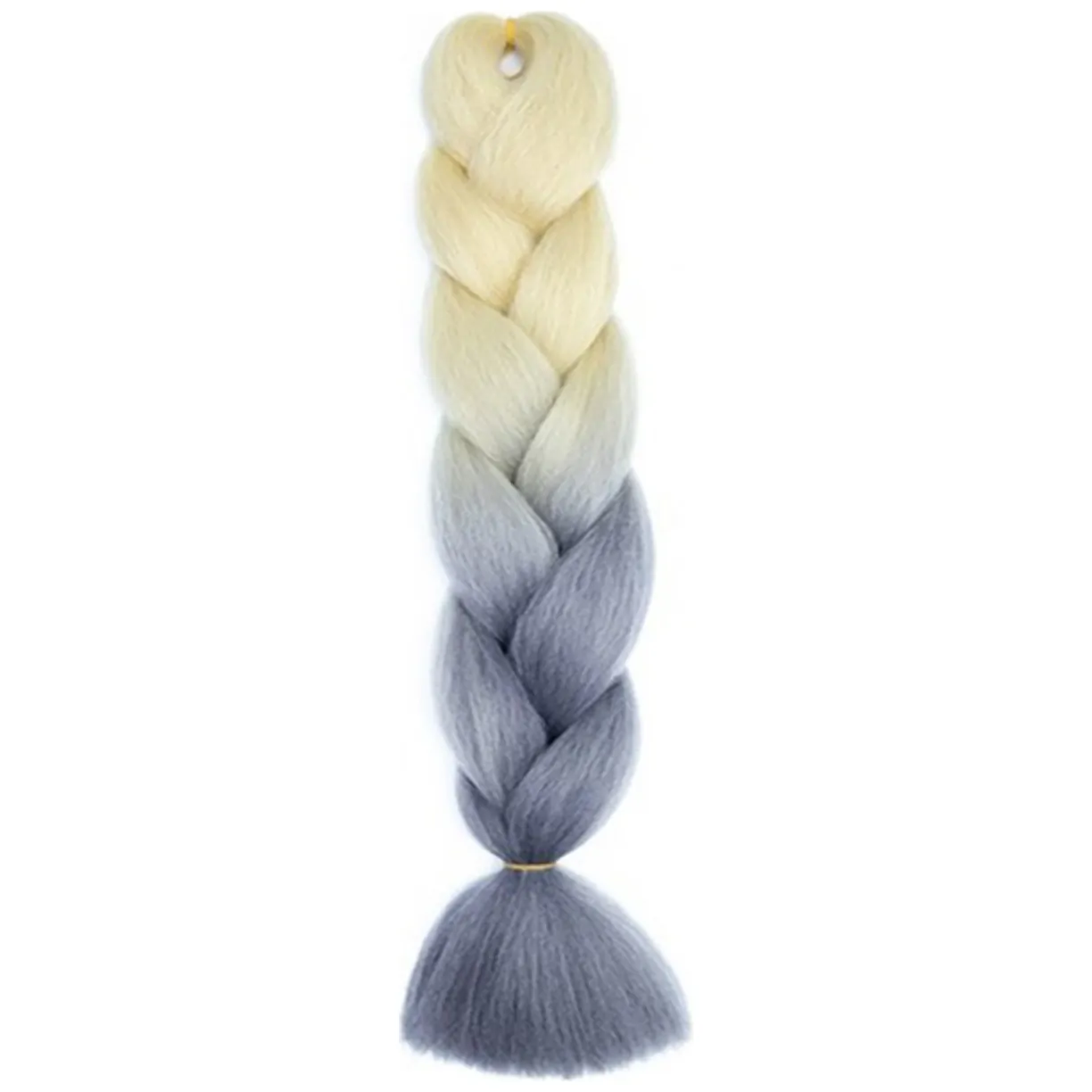 Syntetyczne włosy 120 cm gęste ombre WLS32 - obrazek 2