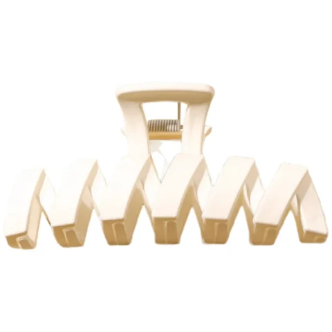 Spinka do włosów klamra XL biel11 cm SP129B