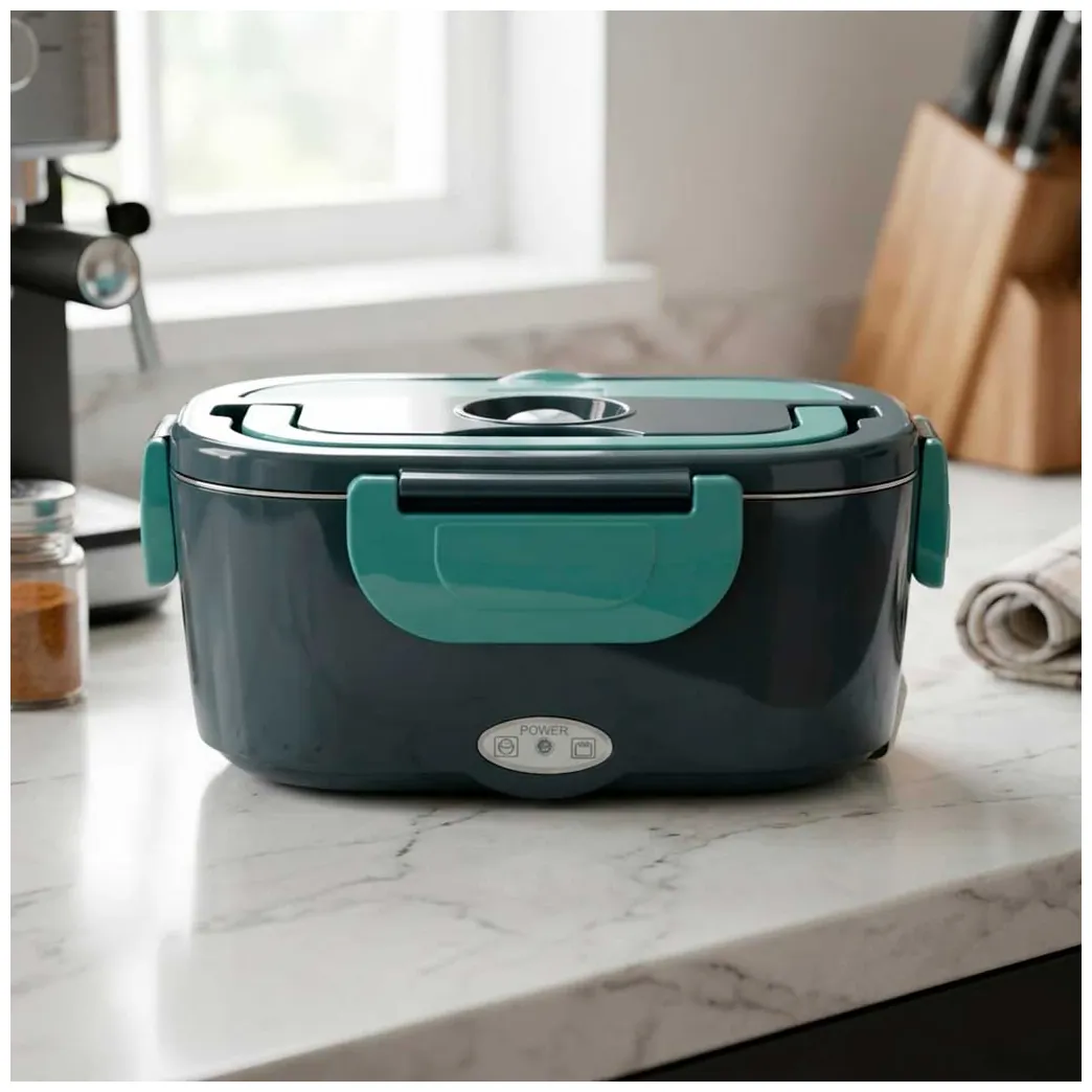 Podgrzewacz elektryczny lunch box samochodowy pudełko na obiad 1,5 l - obrazek 16
