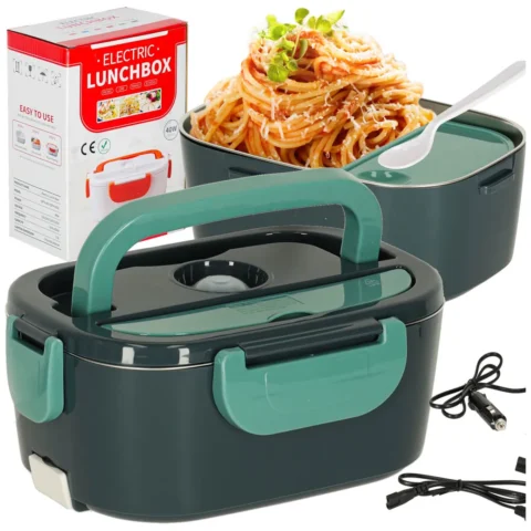 Lunch box podgrzewacz obiadowy elektryczny samochodowy 1500ml