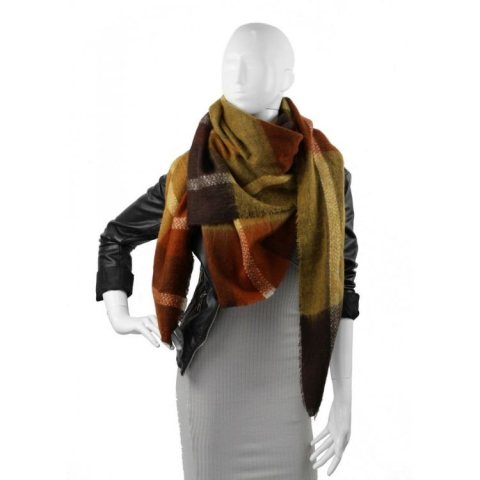 SZAL CHUSTA BRĄZ S20