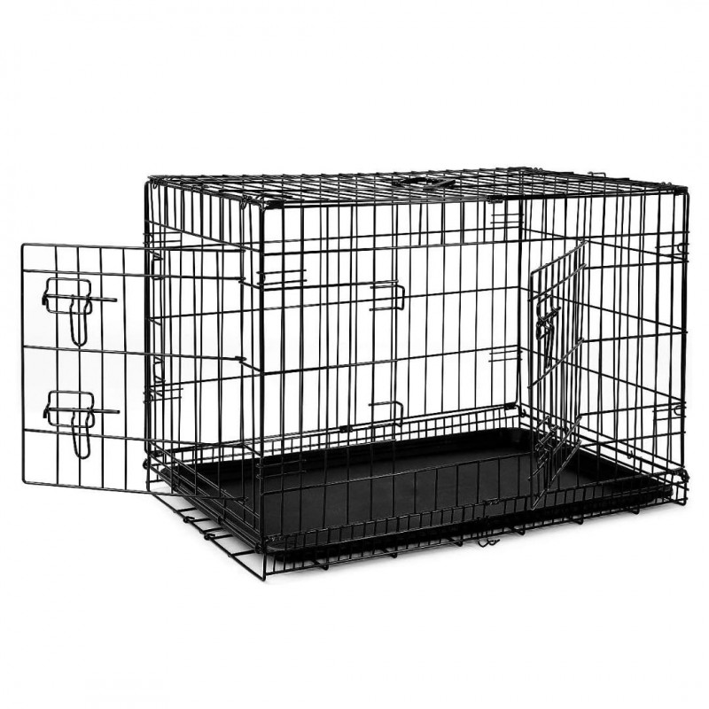 KLATKA KENNELOWA METALOWA KOJEC Transporter dla PSA KOTA, L 91x60x67cm KOT33 - obrazek 2