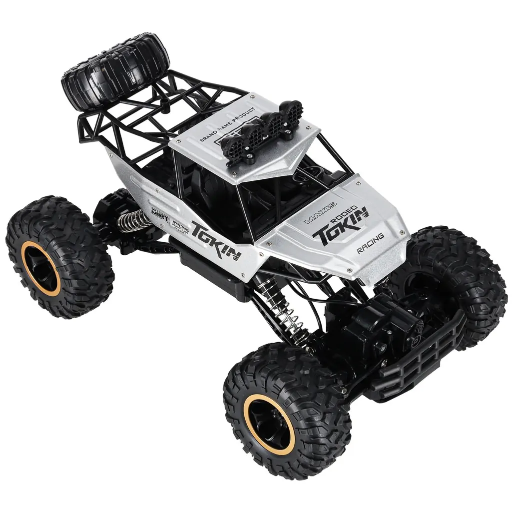 Zdalnie sterowany samochód terenowy RC Rock Crawler 4x4 metal 1:12 srebrny - obrazek 6