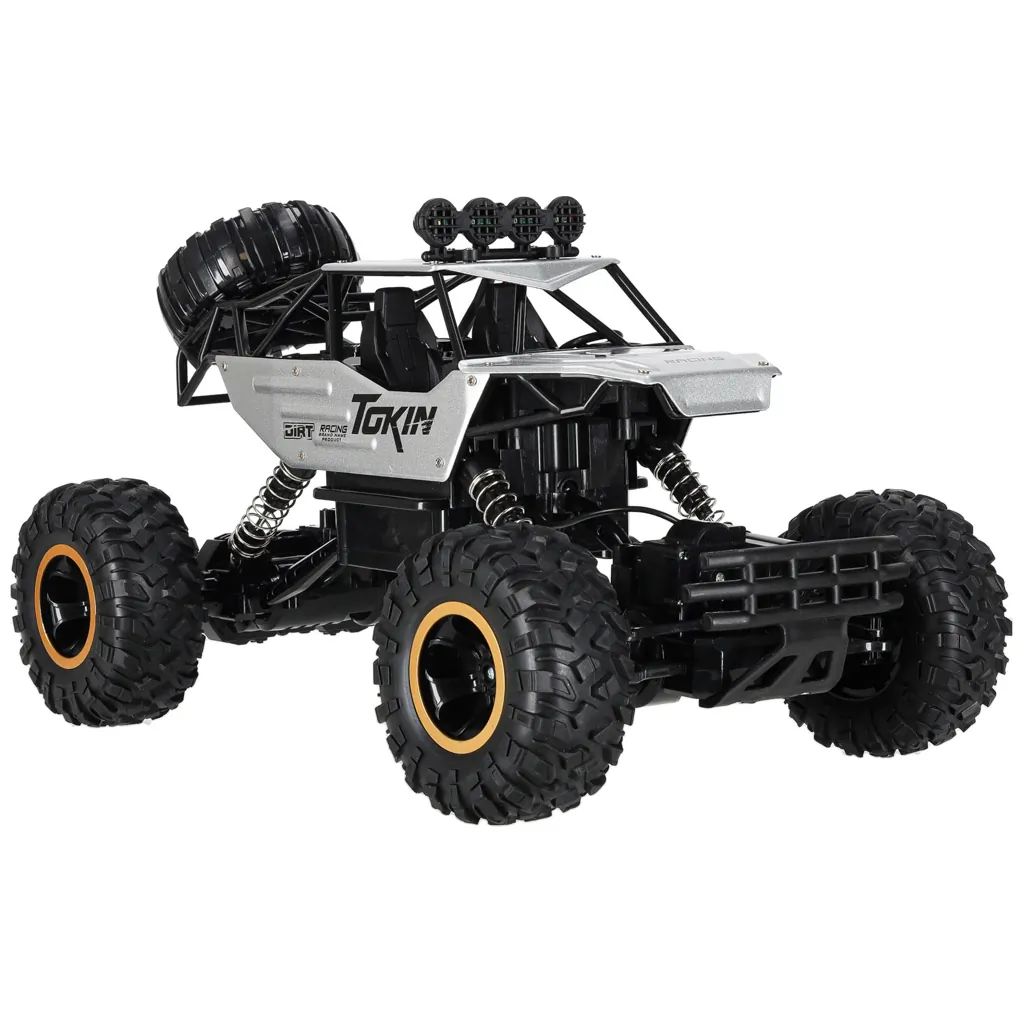 Zdalnie sterowany samochód terenowy RC Rock Crawler 4x4 metal 1:12 srebrny - obrazek 7