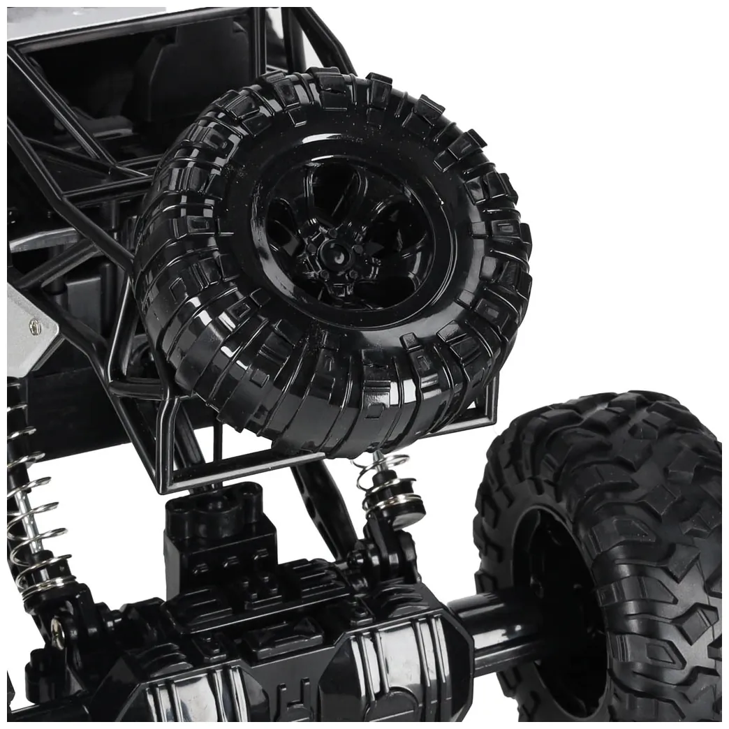 Zdalnie sterowany samochód terenowy RC Rock Crawler 4x4 metal 1:12 srebrny - obrazek 8