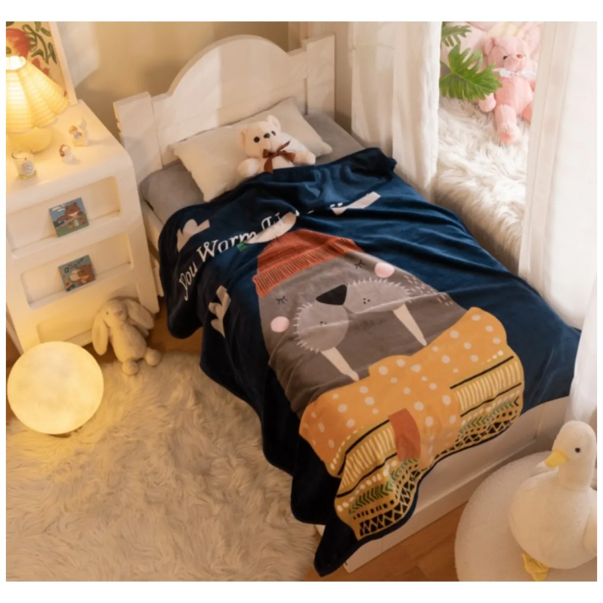 Mięciutki koc dziecięcy z nadrukiem 100x140 cm KOC02 - obrazek 2