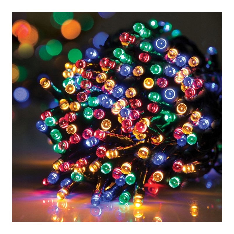 Światełka lampki wewnętrzne/zewnętrzne 300 LED Multikolor LAMP03MULTI - obrazek 2