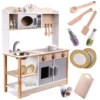Kuchnia dla dzieci drewniana MDF LULILO KUKETO akcesoria 85cm