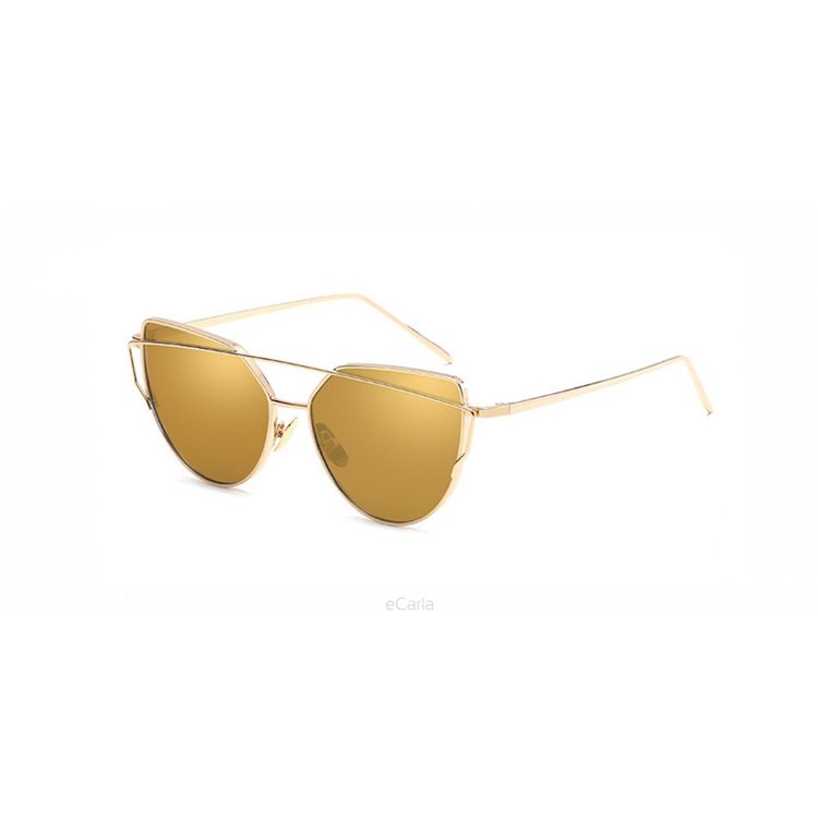 Okulary przeciwsłoneczne GLAM ROCK FASHION Złote OK21WZ19 - obrazek 2