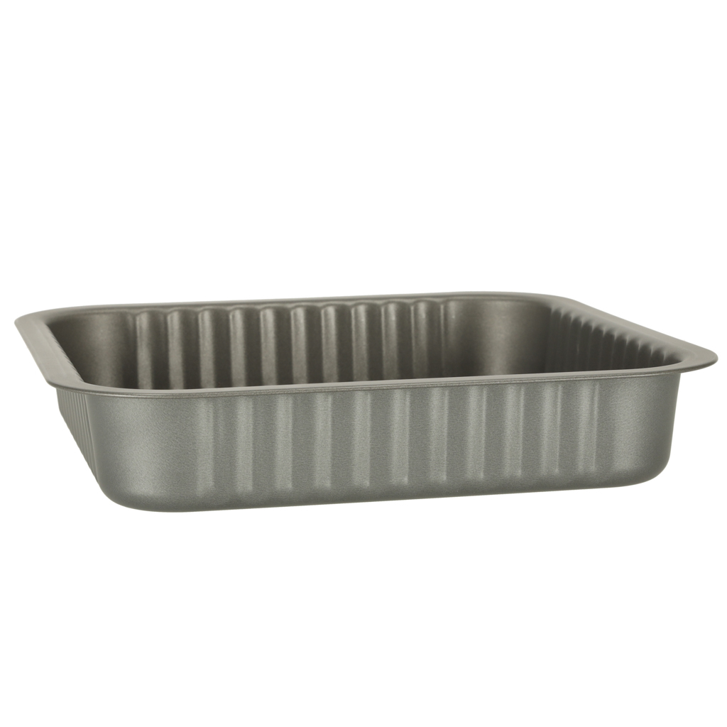 Blacha do pieczenia tortownica forma do ciast wypieków 24cm x 24cm szara - Image 5