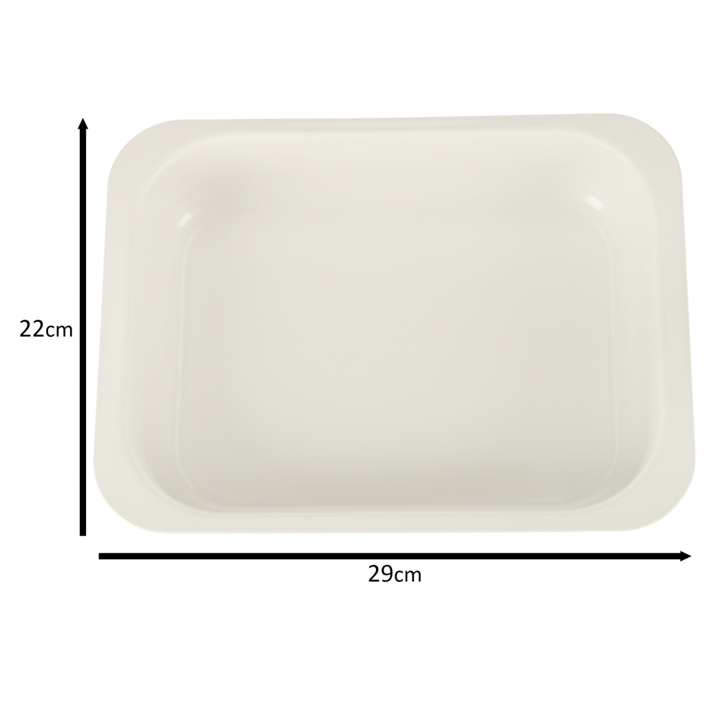 Blacha do pieczenia tortownica forma do ciast wypieków tłoczona 29cm x 22cm x 6cm brązowa - Image 6