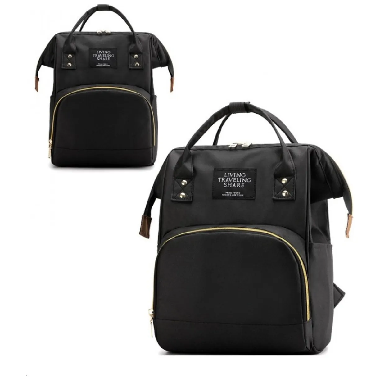 Torba, organizer, plecak dla mamy Czarny PLM10CZ - obrazek 2